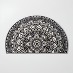 Alfombra Bohemia Mandala – Alfombra Semicircular Decorativa