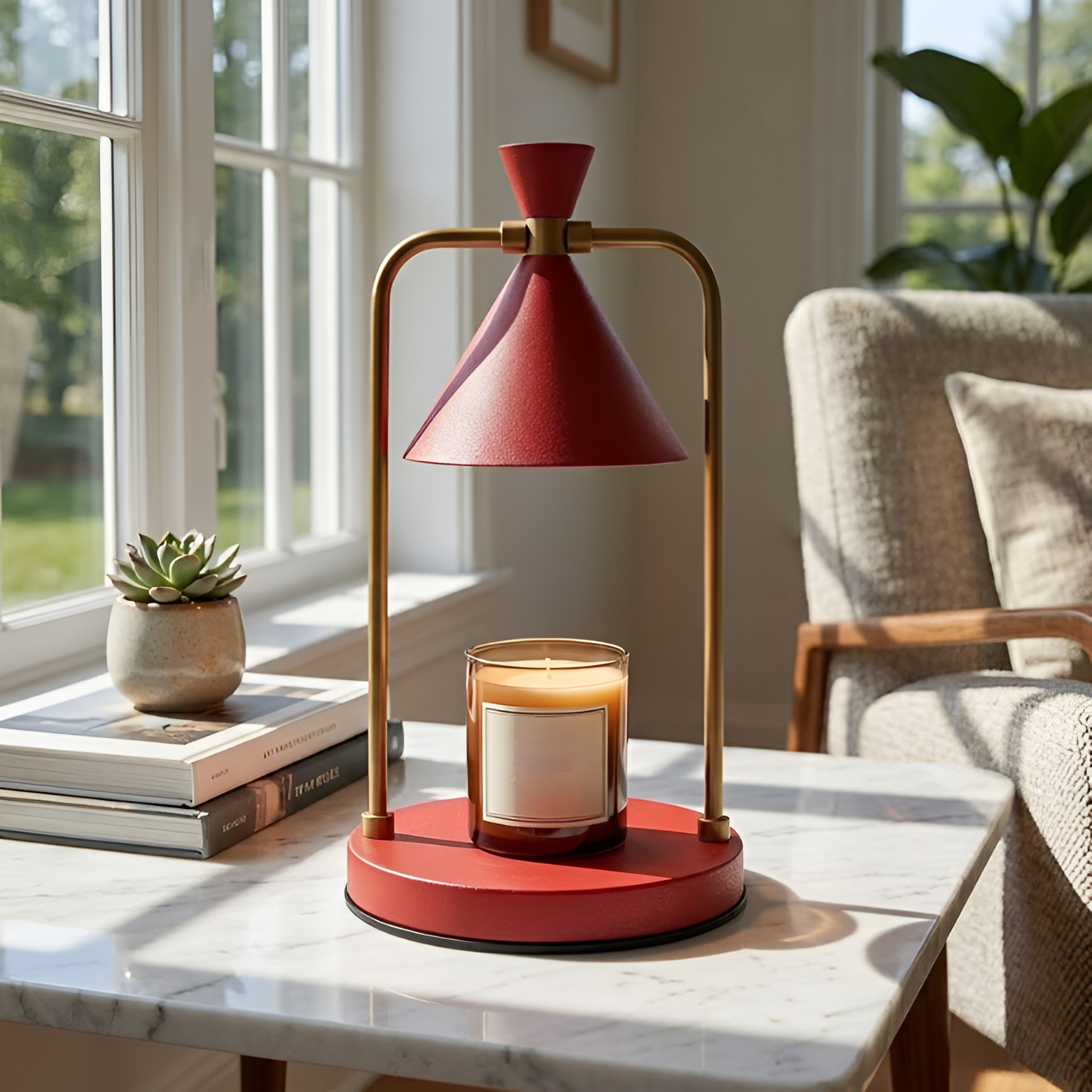 Lámpara Calentadora de Velas – Lámpara Duradera de Diseño