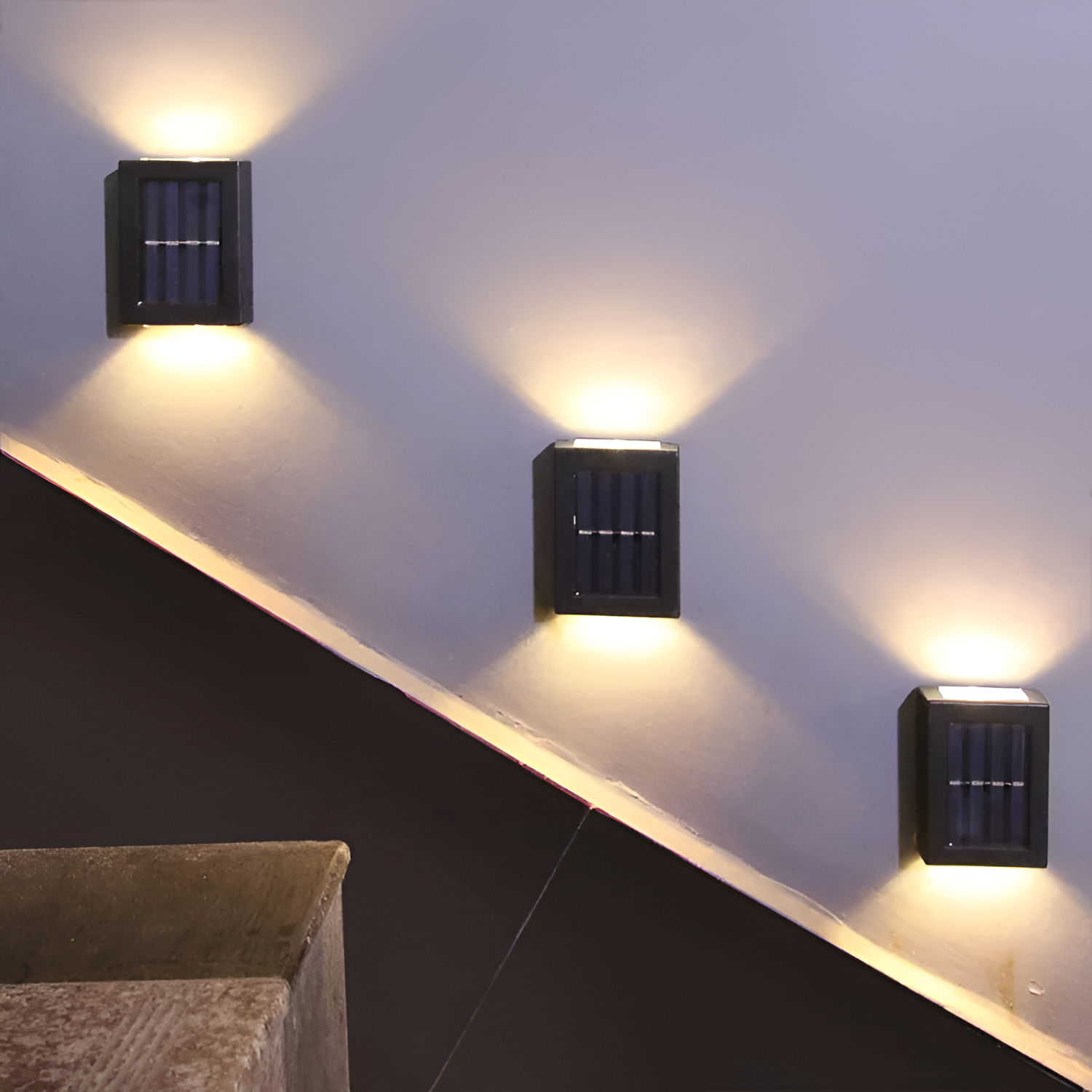 Luz de Pared Solar Minimalista - Brillo Bidireccional