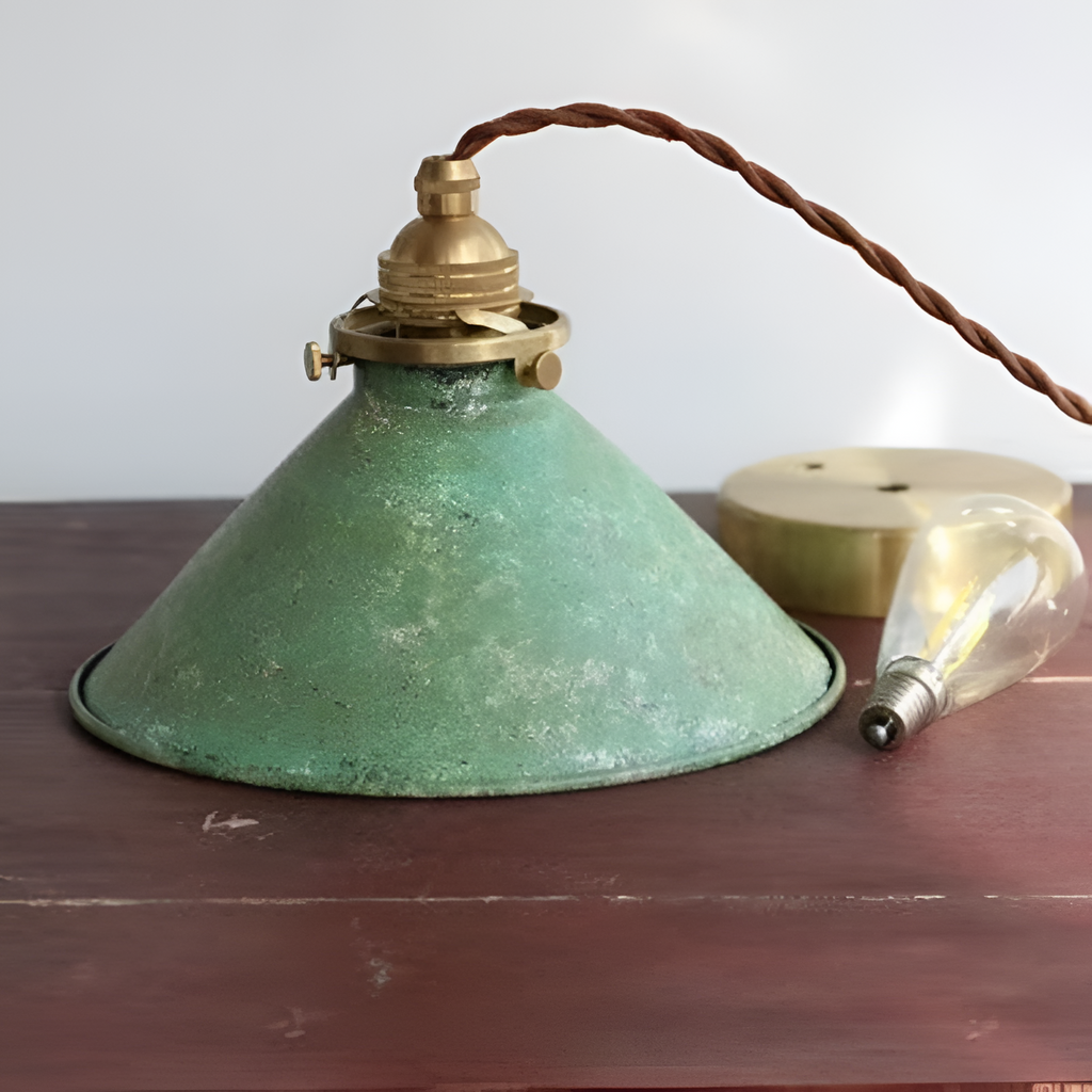 Lámpara Colgante Pátina Industrial - Vintage