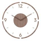 Reloj Pared Madera Minimalista - Flotante