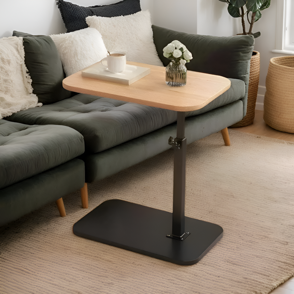 Mesa Lateral Ajustable Minimalista - Funcional