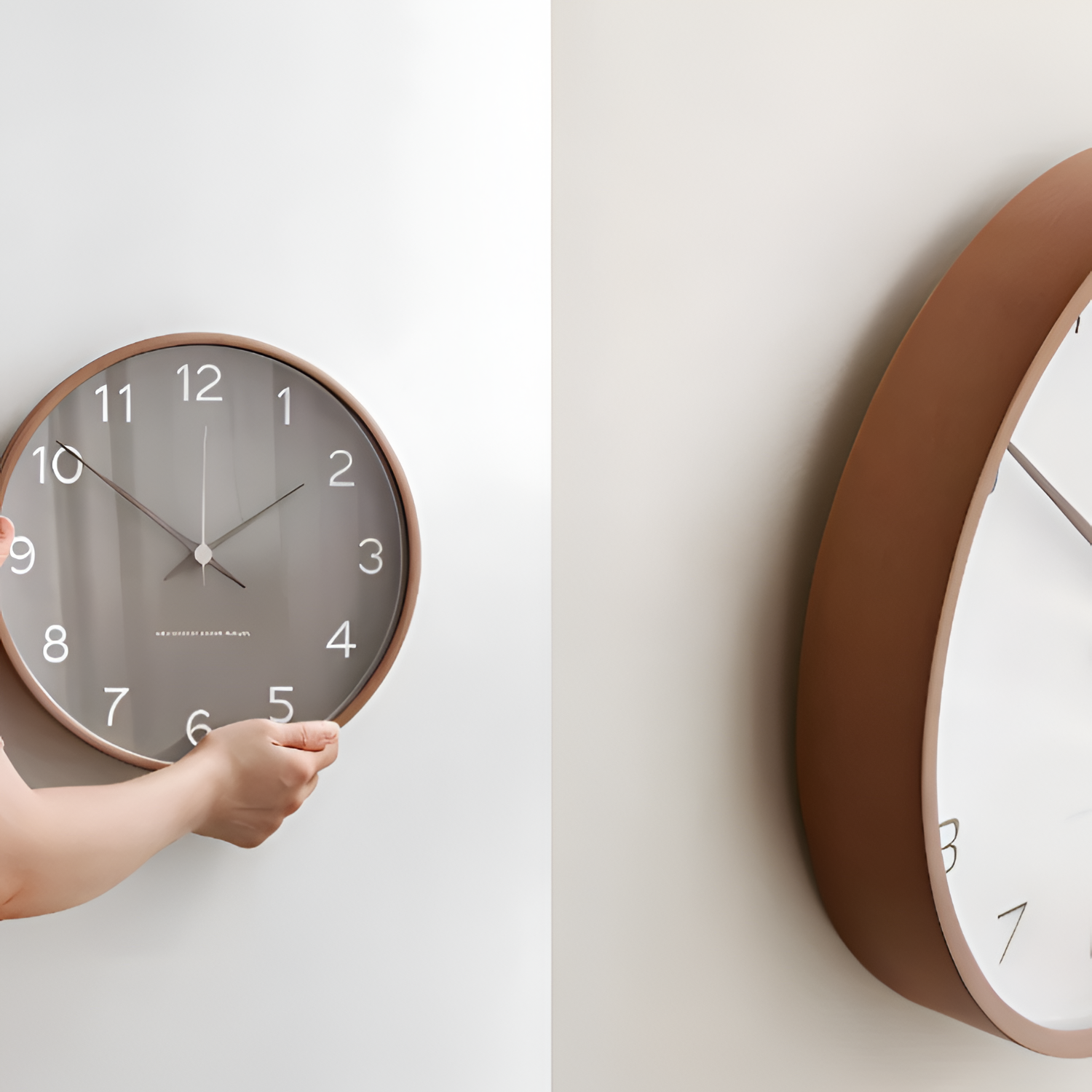 Reloj Pared Silencioso Minimalista - Analógico