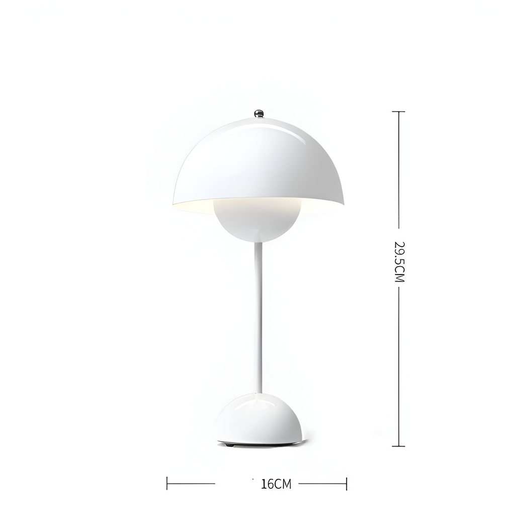 Lámpara de Mesa Domo Minimalista - Portátil