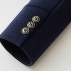 Abrigo de lana para mujer con cuello alto y bolsillos laterales, ideal para mantener el calor y lucir elegante en invierno. 6