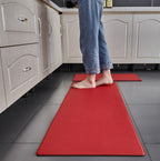 Alfombra de cocina antifatiga lavable de 50x80 cm con núcleo de espuma de alta densidad y diseño antideslizante 0