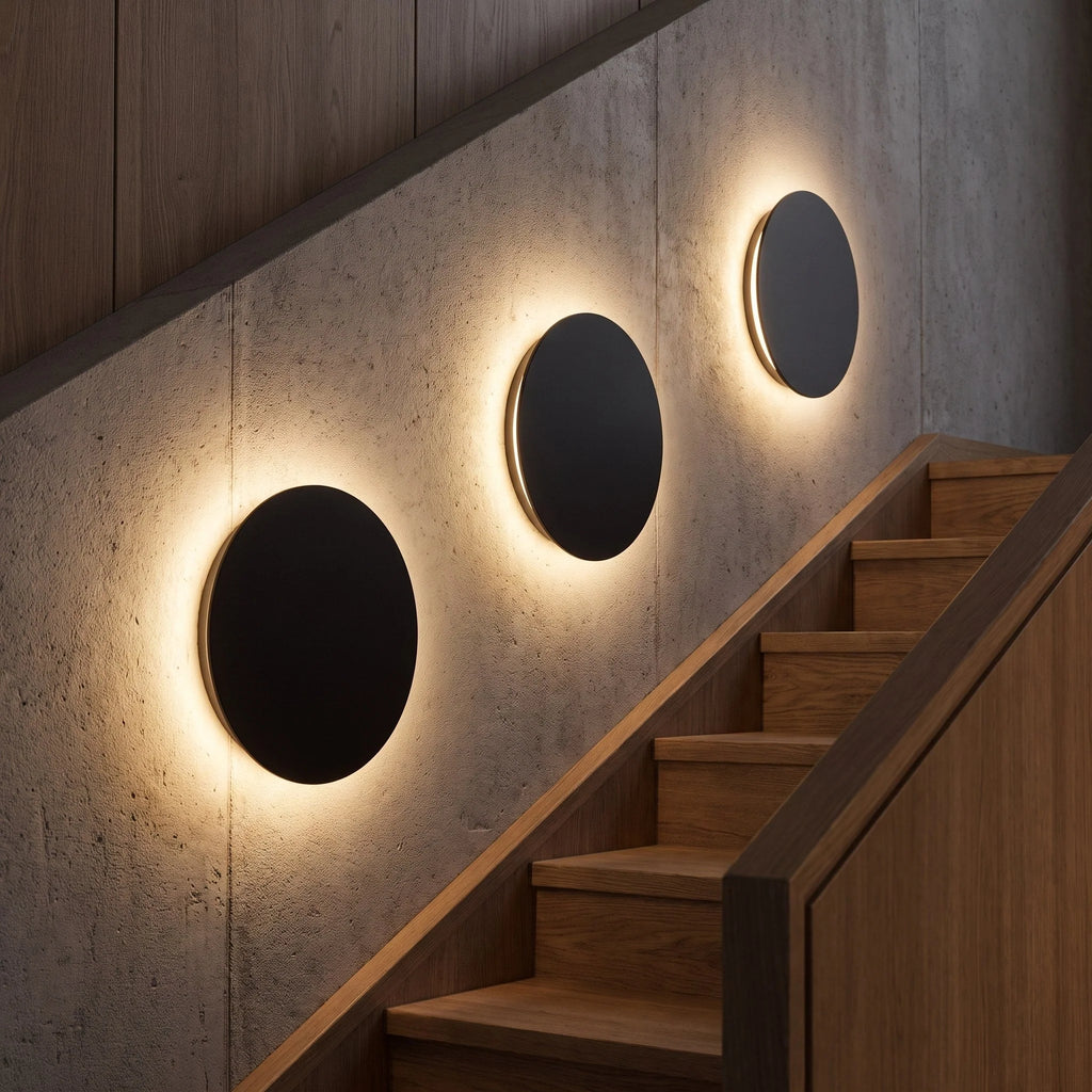 Aplique de pared LED inalámbrico en color negro o blanco, con control táctil y diseño minimalista, ideal para iluminar espacios modernos. 6
