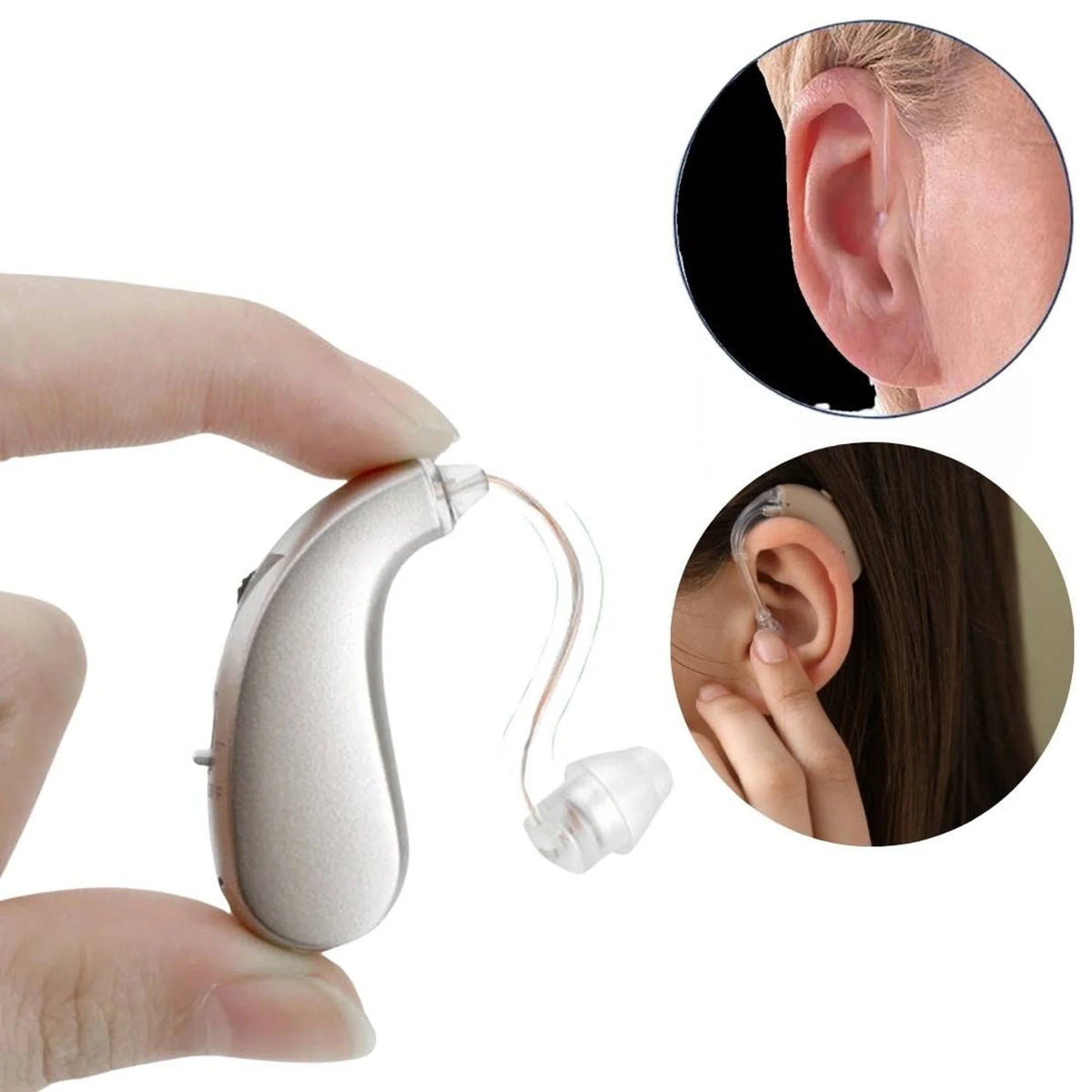 Audífono digital recargable con procesamiento de sonido avanzado y reducción de ruido, diseño intraauricular ligero, ideal para una experiencia auditiva clara 0