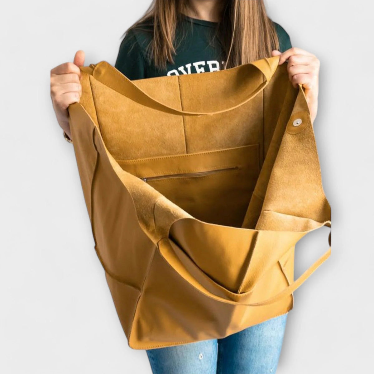 Bolso de hombro para mujer multifuncional de cuero sintético PU, elegante y espacioso, disponible en varios colores. 2