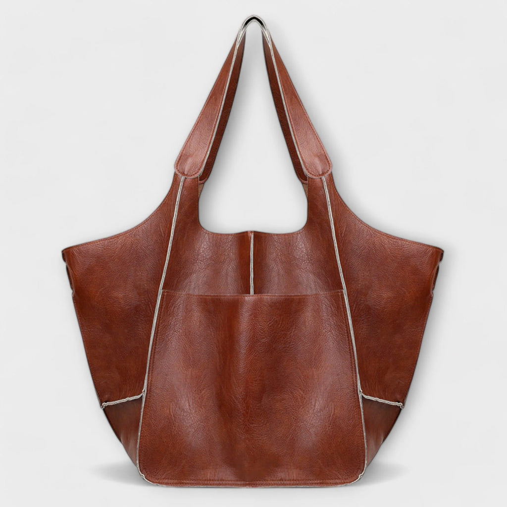 Bolso de hombro para mujer multifuncional de cuero sintético PU, elegante y espacioso, disponible en varios colores. 5