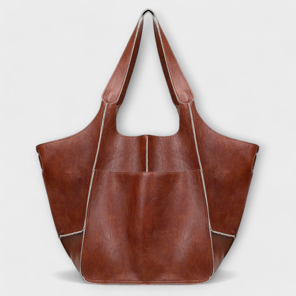 Bolso de hombro para mujer multifuncional de cuero sintético PU, elegante y espacioso, disponible en varios colores. 5
