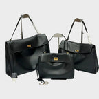 Bolso de hombro de mujer de piel de vacuno con solapa magnética y correa ajustable, diseño elegante y funcional ideal para cualquier 3