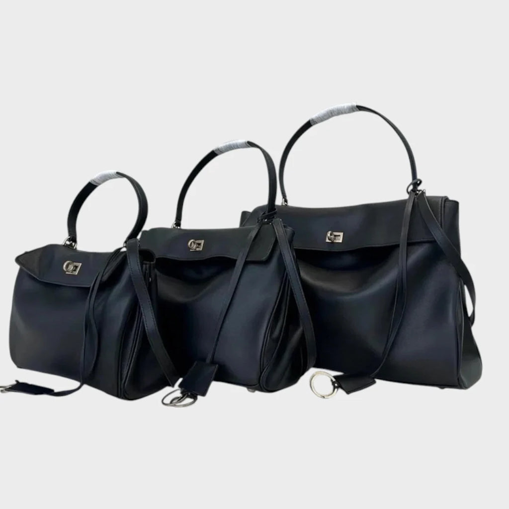 Bolso de hombro de mujer de piel de vacuno con solapa magnética y correa ajustable, diseño elegante y funcional ideal para cualquier 4