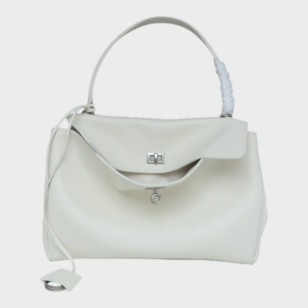 Bolso de hombro de mujer de piel de vacuno con solapa magnética y correa ajustable, diseño elegante y funcional ideal para cualquier 7