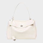 Bolso de hombro de mujer de piel de vacuno con solapa magnética y correa ajustable, diseño elegante y funcional ideal para cualquier 8