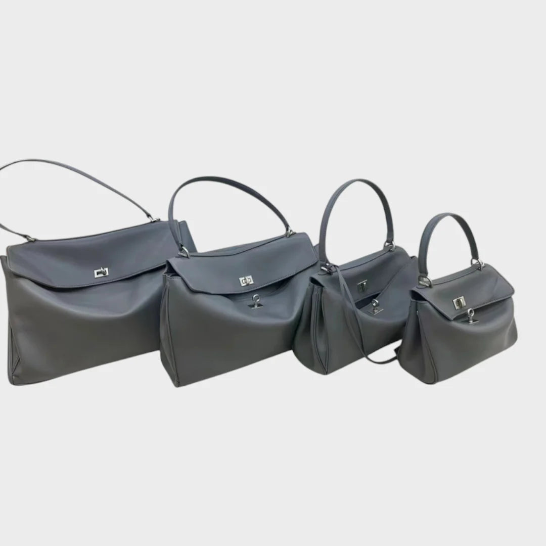 Bolso de hombro de mujer de piel de vacuno con solapa magnética y correa ajustable, diseño elegante y funcional ideal para cualquier 9