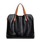 Bolso de mano para mujer de piel de vacuno con textura lichi, espacioso y elegante, con correa ajustable ideal para cualquier ocasión 5