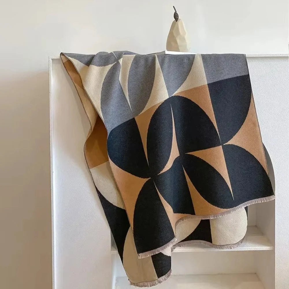Bufanda reversible de microfibra ligera para otoño e invierno, mide 180 x 65 cm, ideal para hombres y mujeres, disponible en colores 2