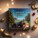 Calendario de Adviento de Fórmula 1 con 24 sorpresas diarias, diseñado en plástico compacto, perfecto para aficionados y niños. 2