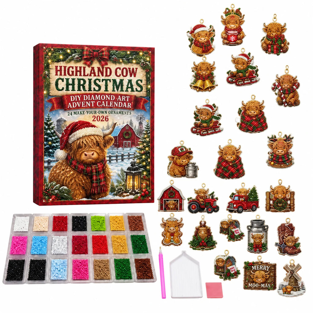 Calendario de Adviento de Pintura con Diamantes, kit DIY festivo de acrílico para Navidad, ideal para manualidades navideñas 1