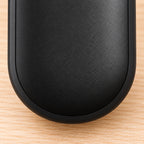 Calentadores de manos recargables con pantalla digital en color negro, diseño compacto y portátil, ideal para llevar en el bolsillo, perfecto para mantener 2