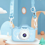 Cámara de fotos infantil con video HD, tarjeta de 64 GB incluida, diseño resistente y fácil de usar para niños. 6