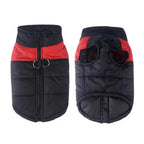 Chaqueta impermeable acolchada para perros con cremallera y anilla en D, disponible en tallas XS a 6XL, ideal 3