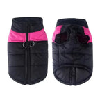 Chaqueta impermeable acolchada para perros con cremallera y anilla en D, disponible en tallas XS a 6XL, ideal 4