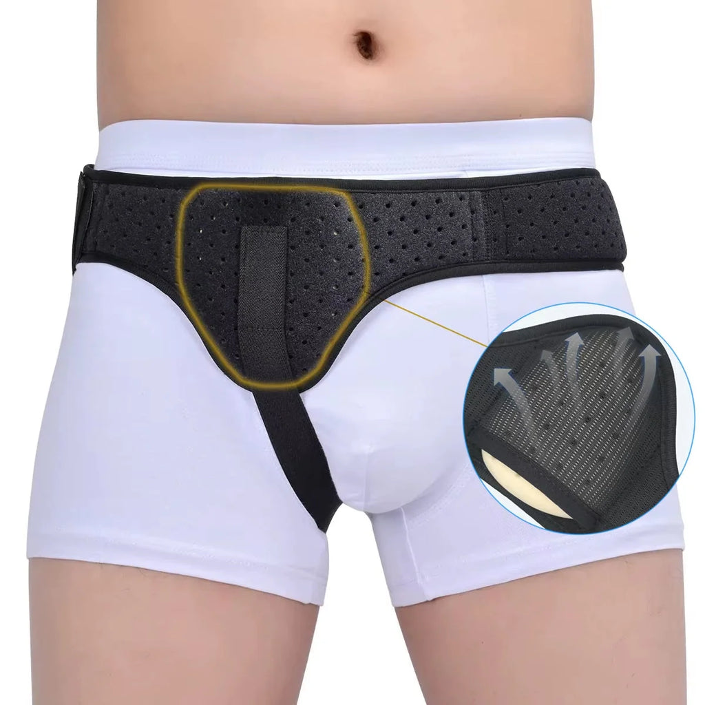 Cinturón de soporte para hernias con almohadilla extraíble, fabricado en neopreno ajustable, ideal para brindar comodidad y soporte en 2
