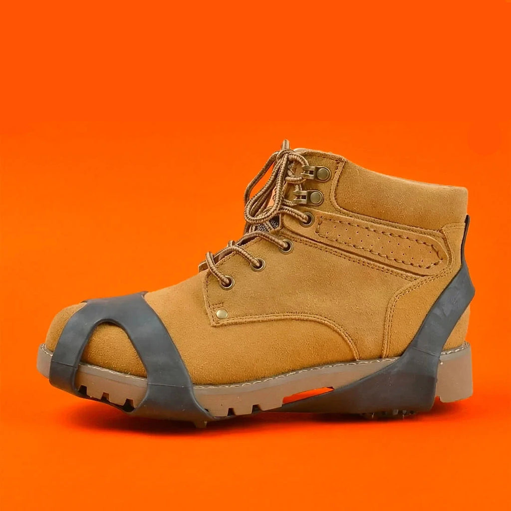 Clavos para zapatos diseñados para tracción en hielo y nieve, con un diseño flexible y ajuste seguro, fabricados en caucho y acero. 2