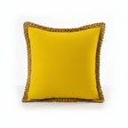 Cojín decorativo cuadrado con funda extraíble en estilo francés, fabricado en tela suave, disponible en 12 colores y 2 tamaños 5