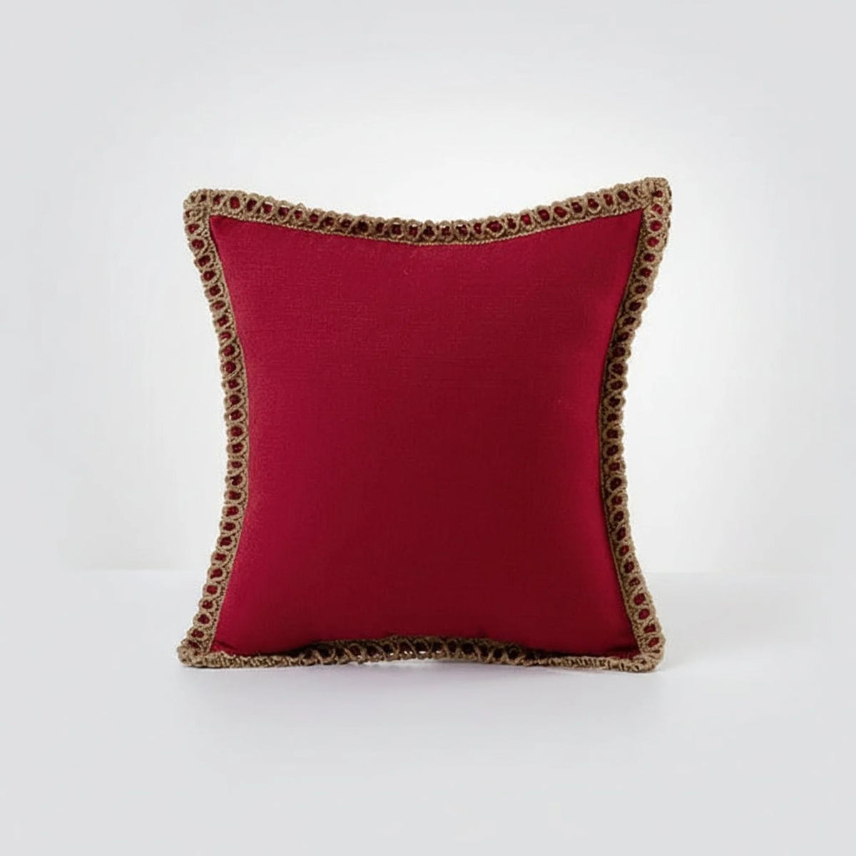 Cojín decorativo cuadrado con funda extraíble en estilo francés, fabricado en tela suave, disponible en 12 colores y 2 tamaños 6