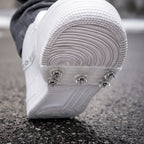 Crampones flexibles para zapatos con clavos de acero al manganeso, ideales para caminar sobre hielo y nieve, talla única. 0