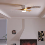 Ventilador De Techo Moderno De Madera - LED Integrado
