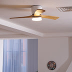 Ventilador De Techo Moderno De Madera - LED Integrado