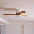 Ventilador De Techo Moderno De Madera - LED Integrado