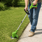 Desbrozadora inalámbrica 21V con mango ajustable ergonómico, ideal para jardinería, ligera y portátil para un fácil manejo 4