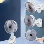 Ventilador de Escritorio Giratorio Multifuncional - Convertible