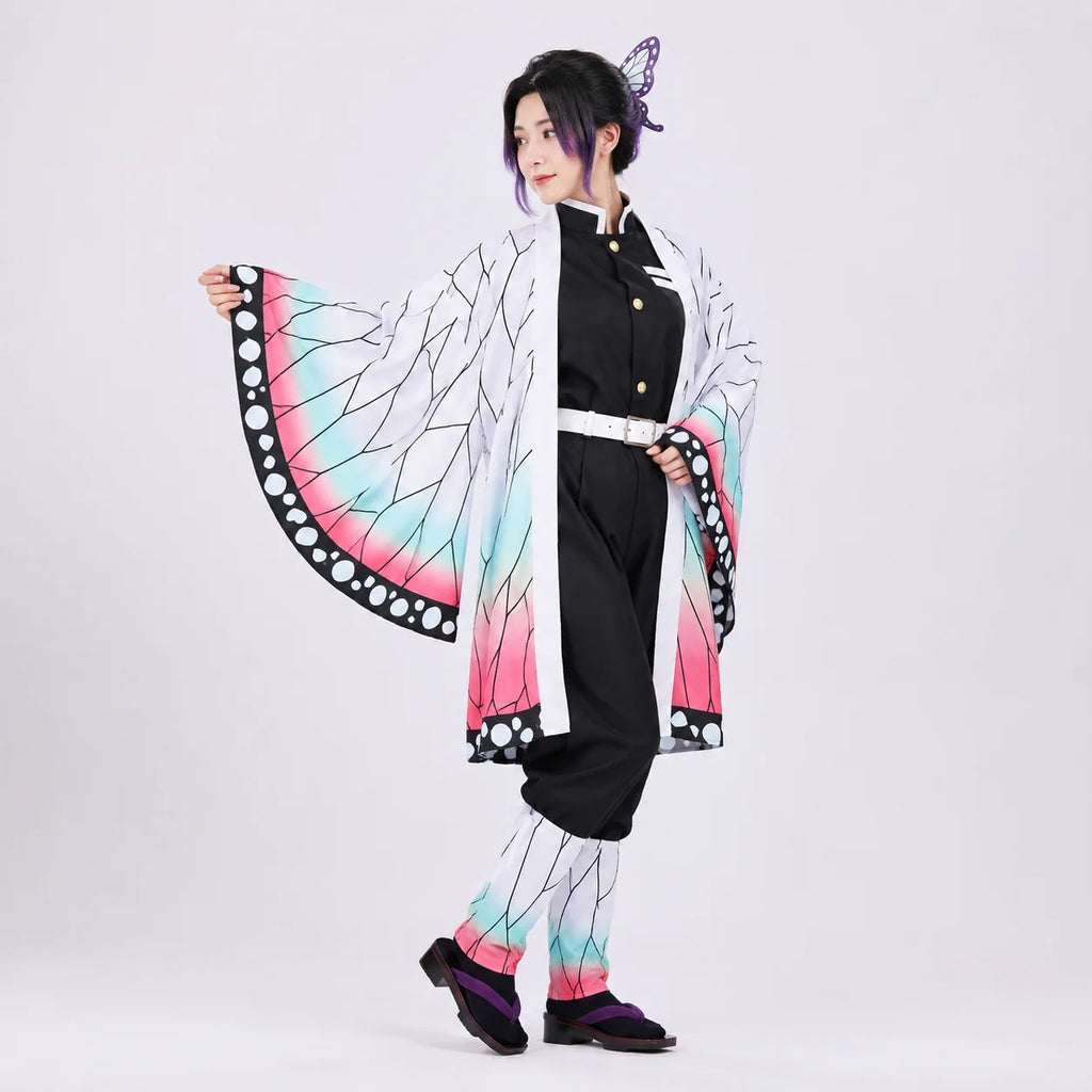 Disfraz de cosplay de anime con kimono y espada, disponible en tallas infantiles y adultas, perfecto para Halloween y convenciones de anime 1