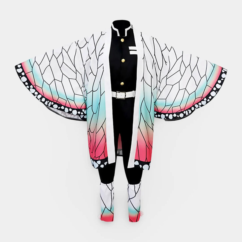 Disfraz de cosplay de anime con kimono y espada, disponible en tallas infantiles y adultas, perfecto para Halloween y convenciones de anime 2