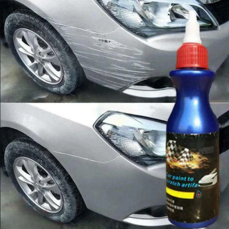 Eliminador de rayones para coche con fórmula no abrasiva y esponja pulidora, efectivo para quitar arañazos en vehículos de todos 0