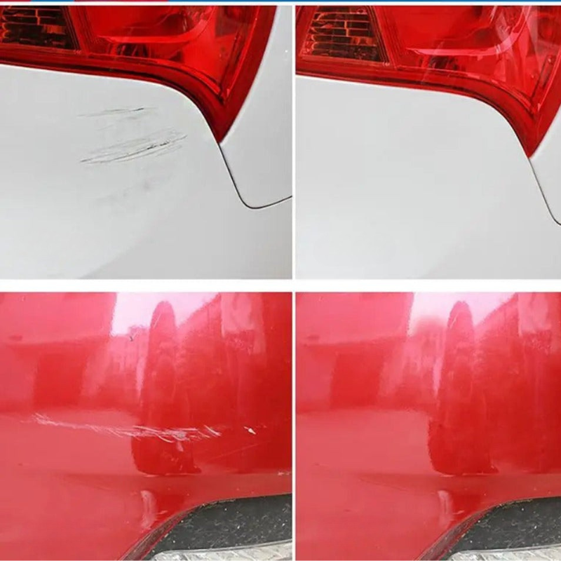 Eliminador de rayones para coche con fórmula no abrasiva y esponja pulidora, efectivo para quitar arañazos en vehículos de todos 1