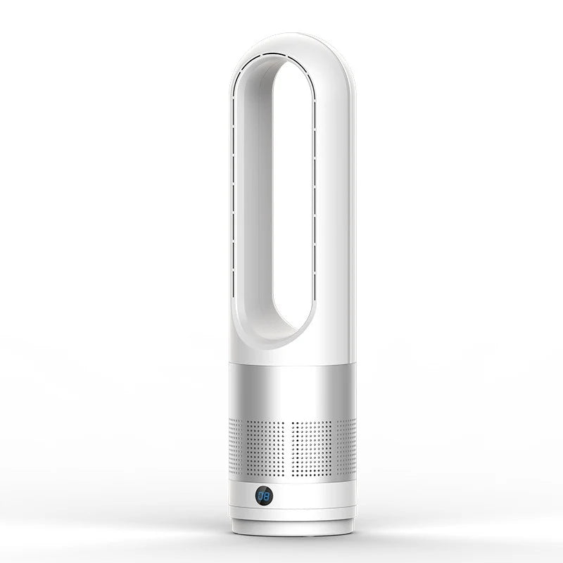 Enfriador de aire sin aspas 3 en 1 con purificación y oscilación automática, diseño compacto y silencioso ideal para el 0
