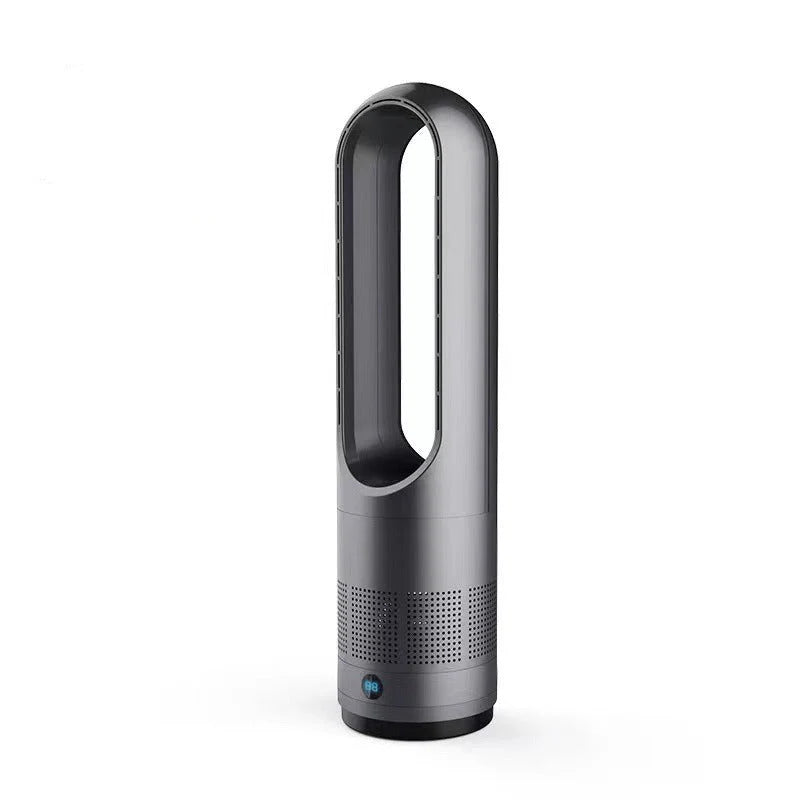 Enfriador de aire sin aspas 3 en 1 con purificación y oscilación automática, diseño compacto y silencioso ideal para el 9