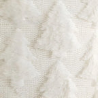 Funda de cojín de 45x45 cm con diseño texturizado de árbol de Navidad en felpa, ideal para decorar sofás y 7