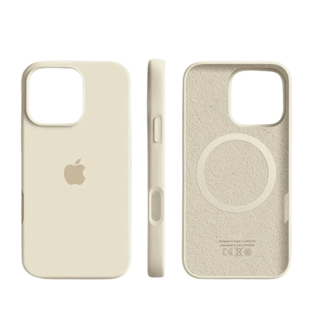 Funda de teléfono de silicona para MagSafe con protección reforzada, diseño moderno y acabado mate, ideal para carga inalámbrica. 0