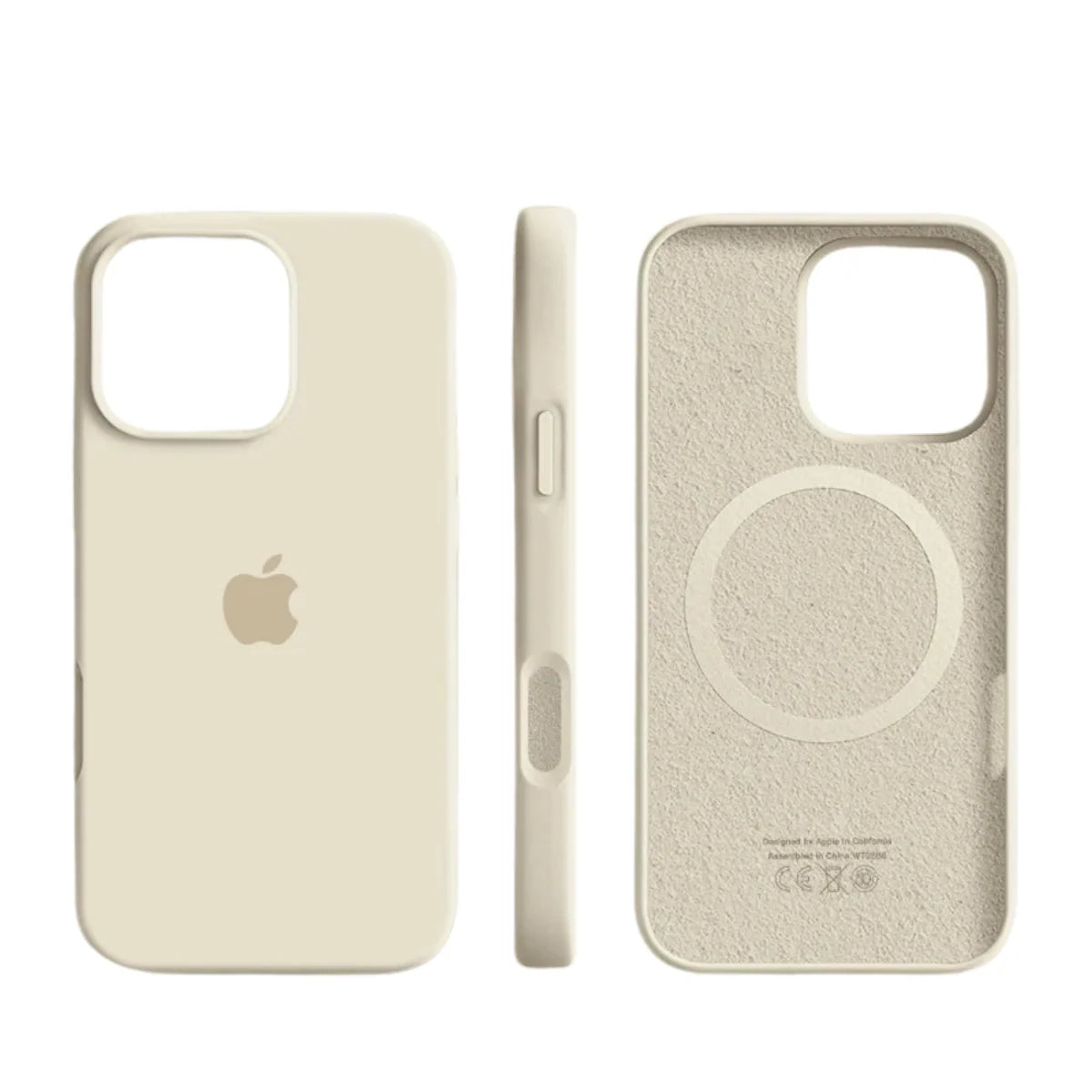 Funda de teléfono de silicona para MagSafe con protección reforzada, diseño moderno y acabado mate, ideal para carga inalámbrica. 0
