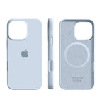 Funda de teléfono de silicona para MagSafe con protección reforzada, diseño moderno y acabado mate, ideal para carga inalámbrica. 4