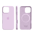 Funda de teléfono de silicona para MagSafe con protección reforzada, diseño moderno y acabado mate, ideal para carga inalámbrica. 7