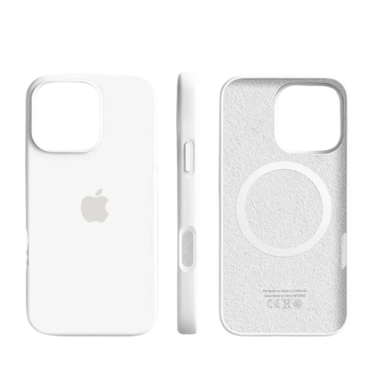 Funda de teléfono de silicona para MagSafe con protección reforzada, diseño moderno y acabado mate, ideal para carga inalámbrica. 8
